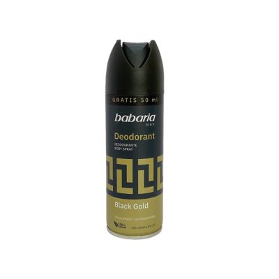 Desodorante Spray Para Hombre Black Gold Babari