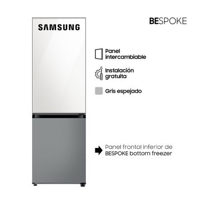 Panel Frontal inferior para refrigeradora Bespoke Bottom Freezer (BMF) Gris