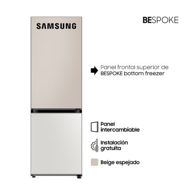 Panel Frontal superior para refrigeradora Bespoke Bottom Freezer (BMF) Beige