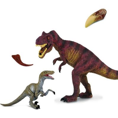 Set de Dinosaurios Collecta T-Rex y Velociraptor