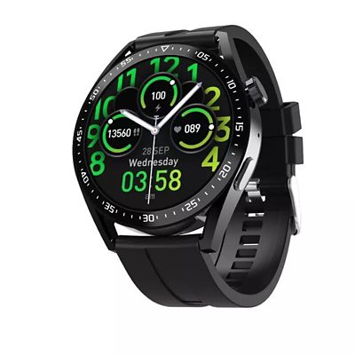 Smartwatch HW28 Negro Acuatico Gps Siri Nfc