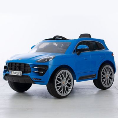 Carro a Batería para Niños Porsche Macan Turbo Azul 6V Infanti