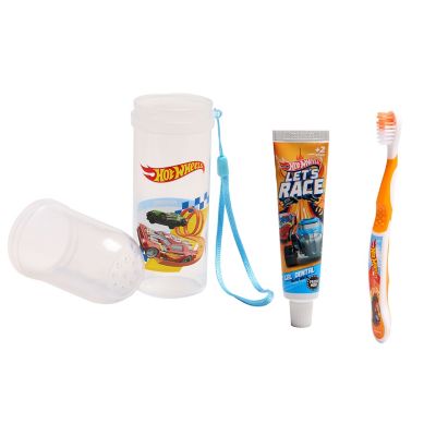 Set de Higiene Porta Cepillo para Niños Hot Wheels
