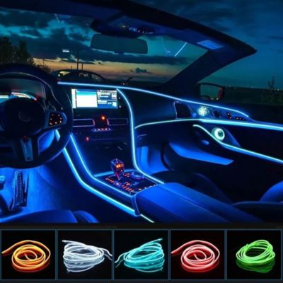 Luz Led Para El Interior Del Auto Azul