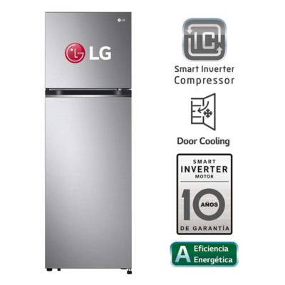 Refrigeradora LG Top Mount con Door Cooling 264 LT GT26BPP Plateada