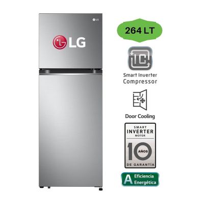 Refrigeradora Lg No Frost 264 Litros Plateado