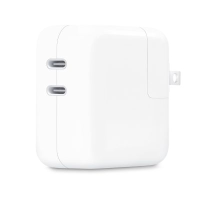 Adaptador Apple de corriente de 35W con dos puertos USB-C