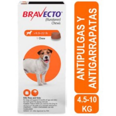 Antipulgas para Perros 250 mg 4.5 - 10 Kg