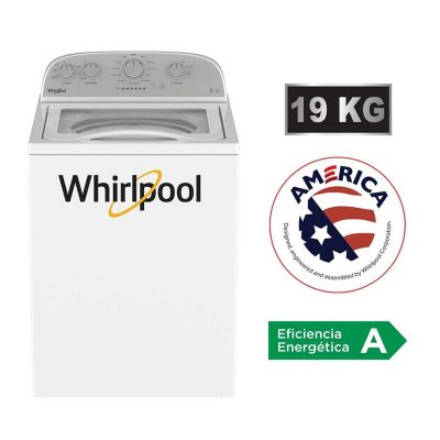 Lavadora Americana con Agitador 19Kg Xpert System Whirlpool