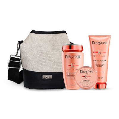 Pack Discipline de Kérastase para cabello con frizz (Shampoo 250ml + Acondicionador 200ml +TS Mascarilla 75ml)