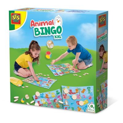 Juego Bingo Animal Xxl Con Fichas-Dados