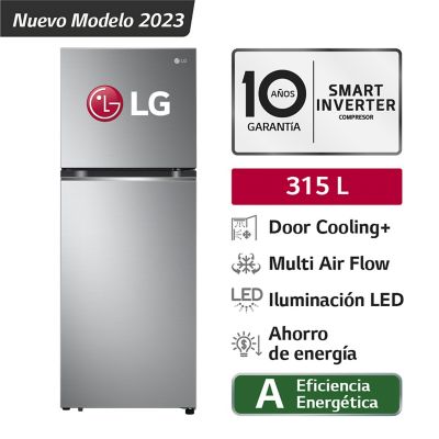 Refrigeradora GT31BPP 315L Door Cooling Top Mount Plateada LG