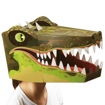Máscara 3D Modelo Cocodrilo