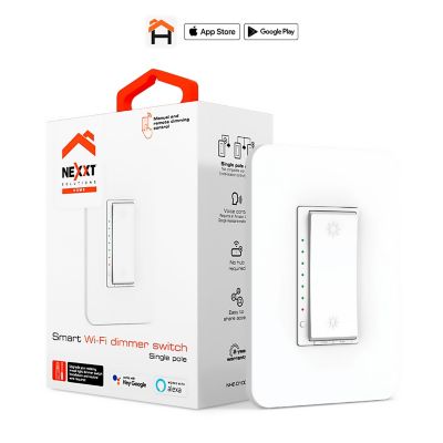 Nexxt H Interruptor/ Atenuador de Luz Wi-fi Inteligente NHE-D100 Blanco