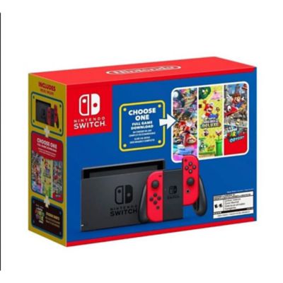 Nintendo Switch 2019 Mario Bundle + 1 Jueg