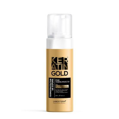 Keratin Gold Termoprotector en espuma 180ml