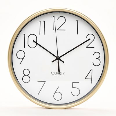 Reloj de Pared Dorado 25.5 cm
