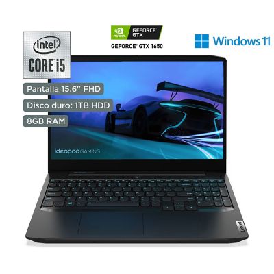 Laptop Gamer LENOVO Ideapad Gaming 3i Intel Core i5 10° Gen 8GB RAM 1TB HDD 15.6'' GTX 1650