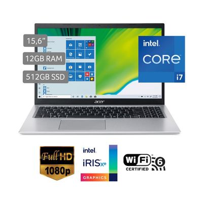 Laptop ACER Aspire 5 Intel Core i7 11° Gen 12GB RAM 512 GB SSD 15.6'' 