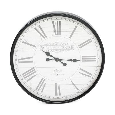 Reloj de Pared Negro 76 cm