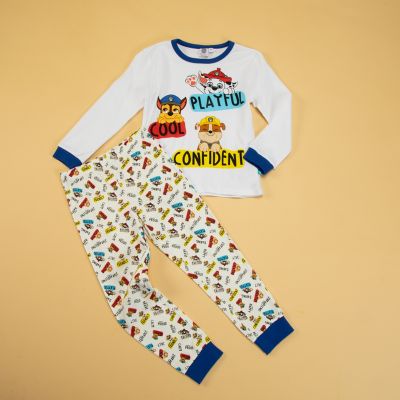 Pijama Conjunto Niño 2 Piezas Manga Larga Algodón Paw Patrol