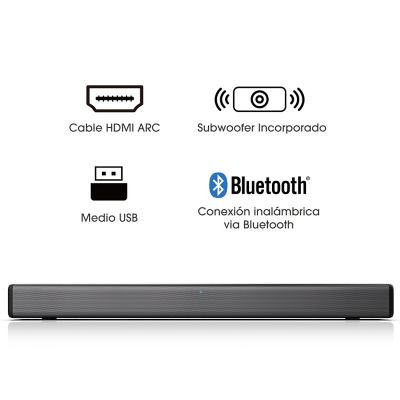 Soundbar HS214 2.1CH 108W Bluetooth Dolby Digital